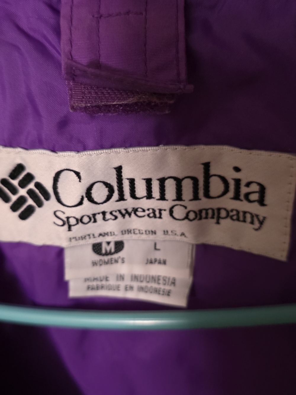Columbia Vintage Long peak  Women’s Purple Outdoor Jacket - Picture 4 of 15